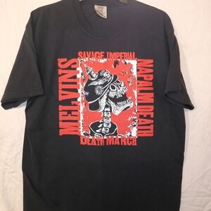 Comfort Colors Black Graphic Tee with Red Design